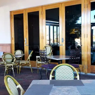 Another view from outdoor dining area