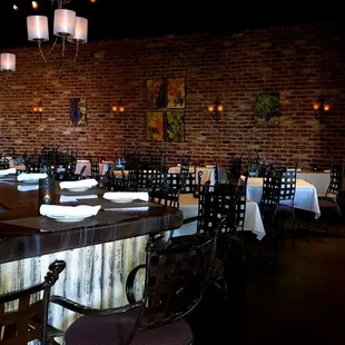 Interior view looking into main dining area