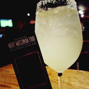 Margarita made with wine.