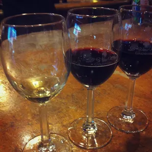 Wine tasting: white symphony, Milestone, Sangiovese.