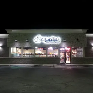 outside