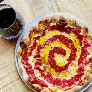 We offer Salvatore's pizza