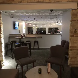 Back room looking over the beer &amp; sparkling bar