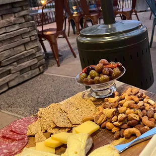 Fresh charcuterie board with 20+ item options