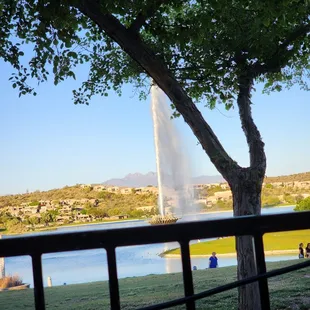 The Fountain Running