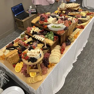 Grazing board. Charcuterie