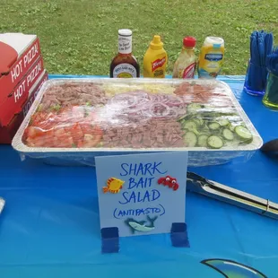 Antipasto salad was delicious