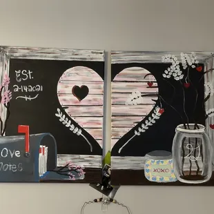 Our painting from 2 years ago. Which shows the quality of what there classes can be. If given proper time and instruction.