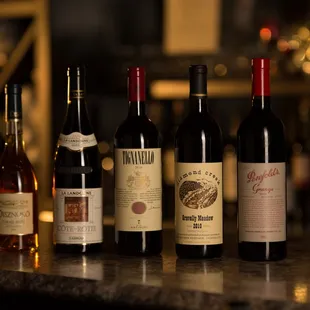Just a few of our amazing wines for on premise or carry out