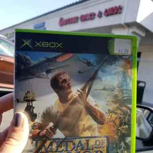 The game we got for free because the disc was scratched and he disnt want to charge us for something he wasn't sure would work.