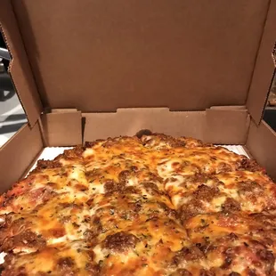 pizza, food
