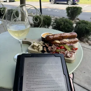 Charcuterie board and Sauvignon Blanc