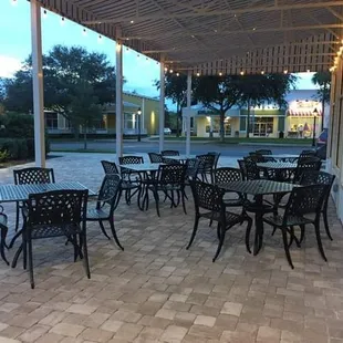 Outdoor seating