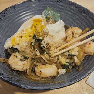 Grapow with shrimp