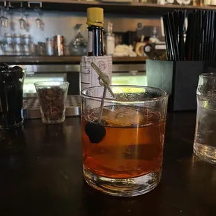 The Toronto cocktail - rye, fernet, turbinado and bitters