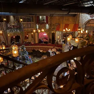 View of restaurant from our table