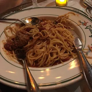 Spaghetti and Meatballs