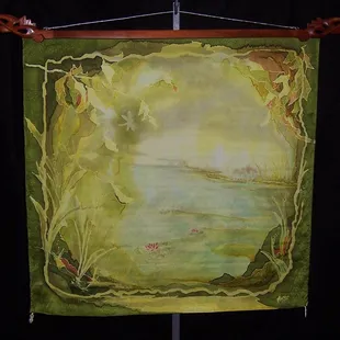 &quot;Hobbit&quot;  silk wall-hanging