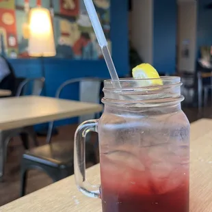 Pomegranate lemonade