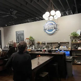 Bar area