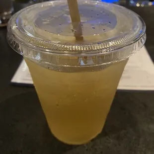 Mayan Mate Tea. DELICIOUS! I didn't get any sweetener. It honestly doesn't need it.