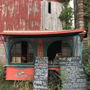 Barn and ingredients.