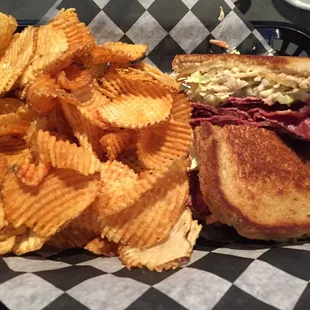 The Wizard - smoked Gouda, pastrami, homemade coleslaw!