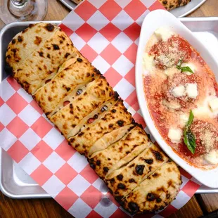 Polpettas (house made meatballs)