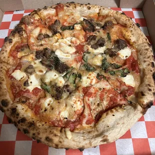 Meatball Pizza