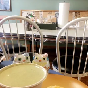 Creamy Potato Soup with Cheese Scone