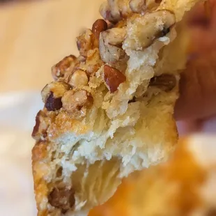 Rooster comb - almond danish w pecans