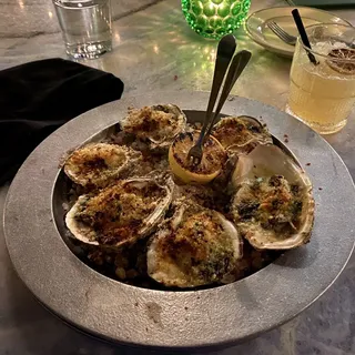 Oysters Rockefeller