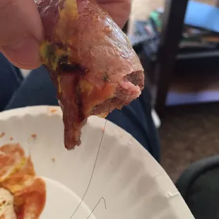 A hair encased in my meat!!!!&apos;