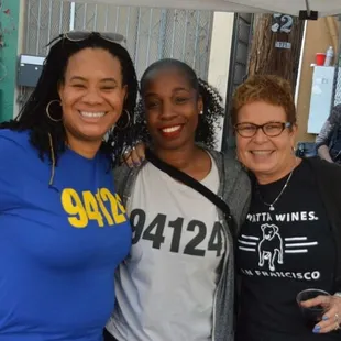 Marna, Quianna and Cathy and those tees!