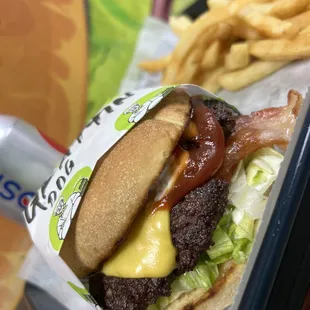 Burger on Fire