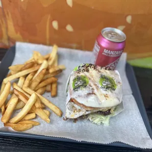 Grattin Burger Combo