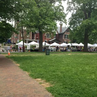 Lots of interesting booths at the Mayfair Arts Fest!