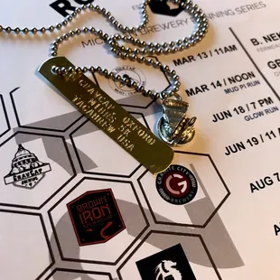 Special 5k Tagabrew for each race.