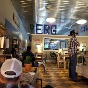 a man in a cowboy hat