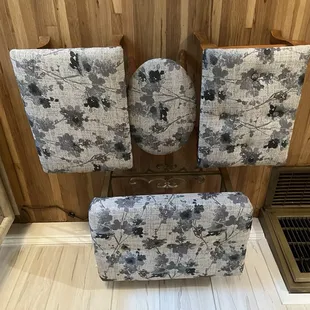 Footstool to match couch and loveseat