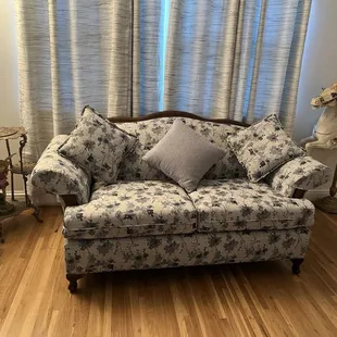 Graves Upholstry AWESOME work. My loveseat plus pillows