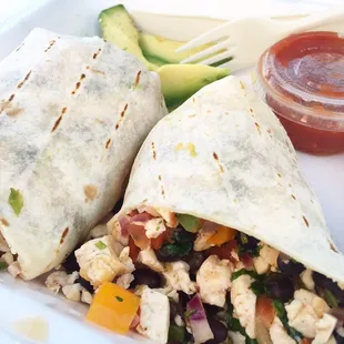 $11 vegan breakfast burrito... It&apos;s so good!