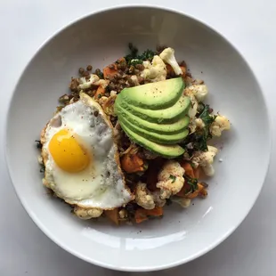 Paleo Hash (served with Vegan Curry) Superfood Breakfast