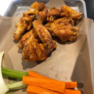 Dry rub wings