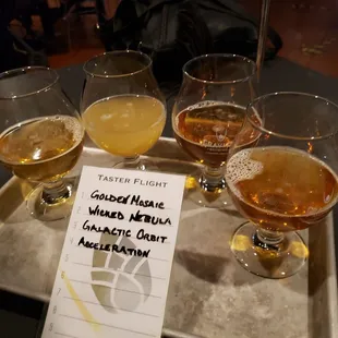 First flight of IPAs.