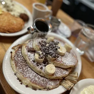 Banana chocolate chip Pancake