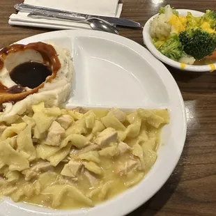 Chicken and Homemade Chicken &amp; Noodles - Full