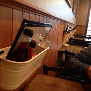 interior, sushi and sashimi