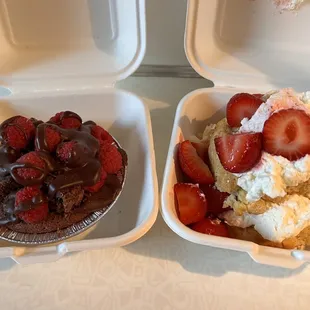 a close up of a dessert