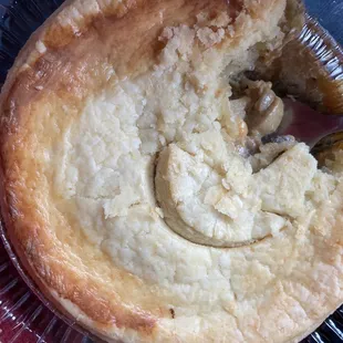 Mushroom artichoke pot pie